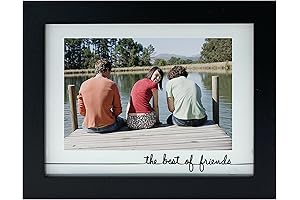 Rustic Woods "The Best of Friends" Matted Picture Frame