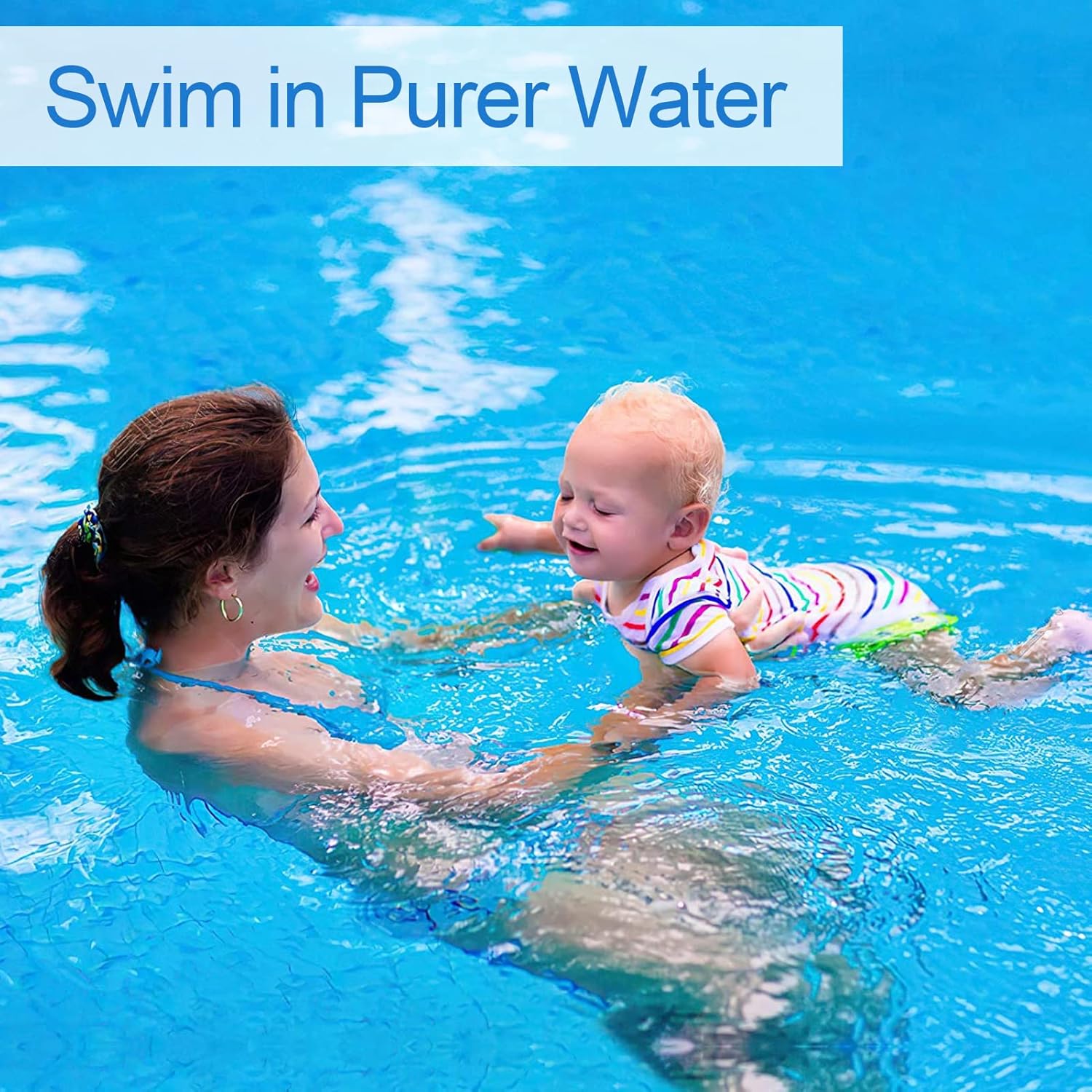 PAMASE 4 Packs Hot Tub Spa in-Filter Mineral Sticks Parts for Hot Tub Spa Swimming Pool Filter Cartridges, Last for 4 Months (Blue & Yellow) : Patio, Lawn & Garden