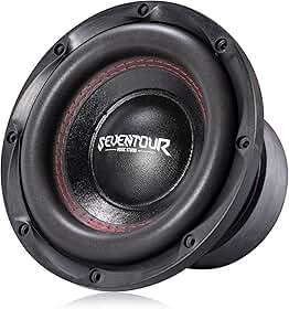 Subwoofer Automotivo Duplo De 8 Polegadas E 700 Watts De Potência Máxima, 4 Ohms (8 Pol. - Duplo De 4 Ohms)