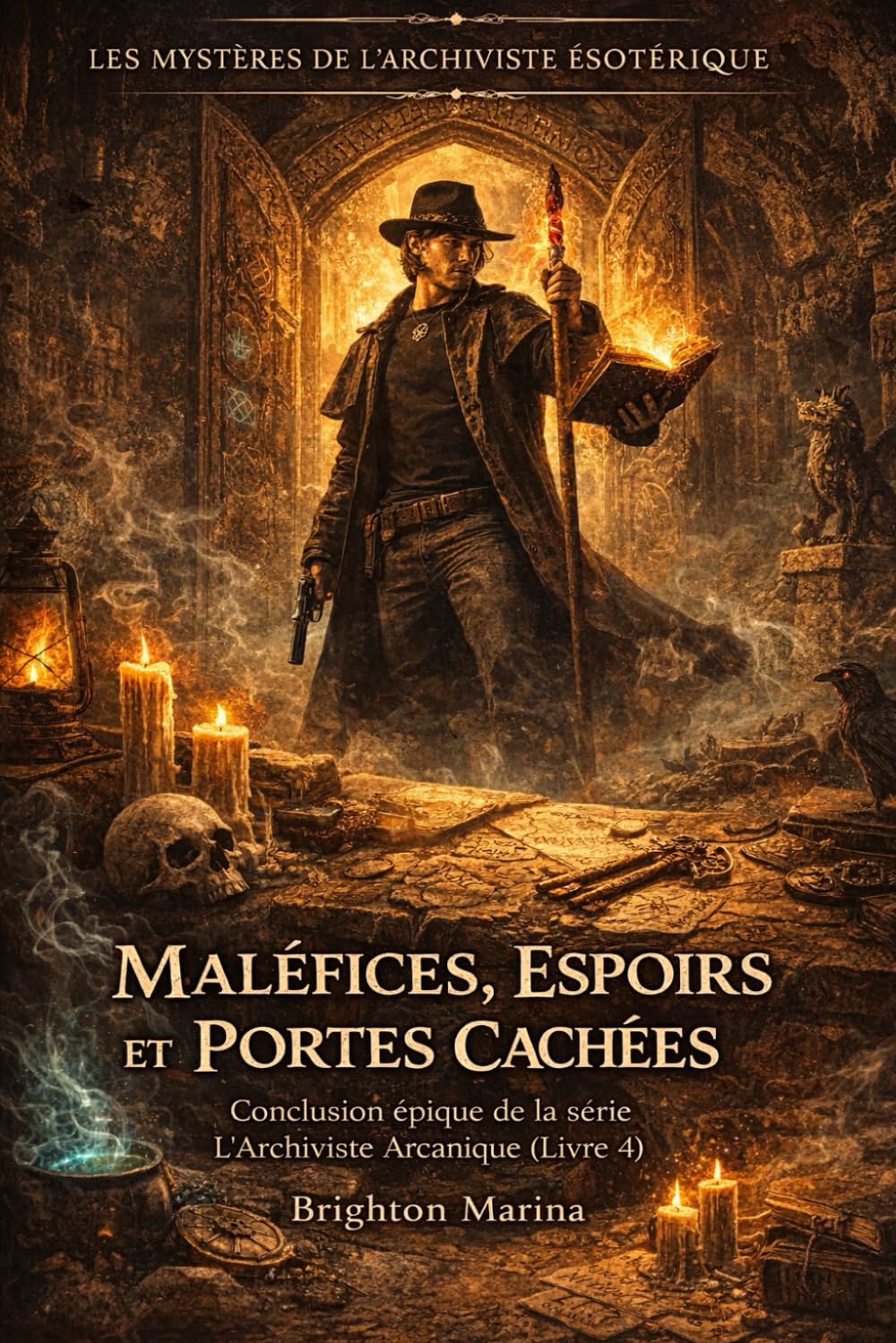 MALÉFICES, ESPOIRS ET PORTES CACHÉES: Conclusion épique de la série L'Archiviste Arcanique (Livre 4) (Les mystères de l'archiviste ésotérique)