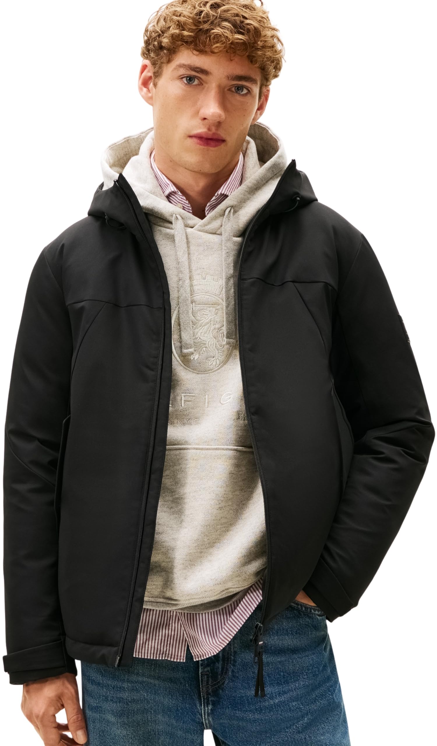 Tommy Hilfiger Herren Tech Hooded Short Padded Jacket Mw0mw41363 Andere Jacken (1er Pack)