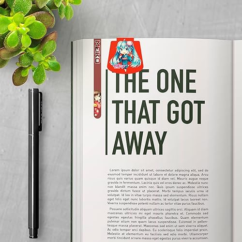 Miniatura 2 de Hatsune Miku Clips magnéticos para página (paquete de 6)