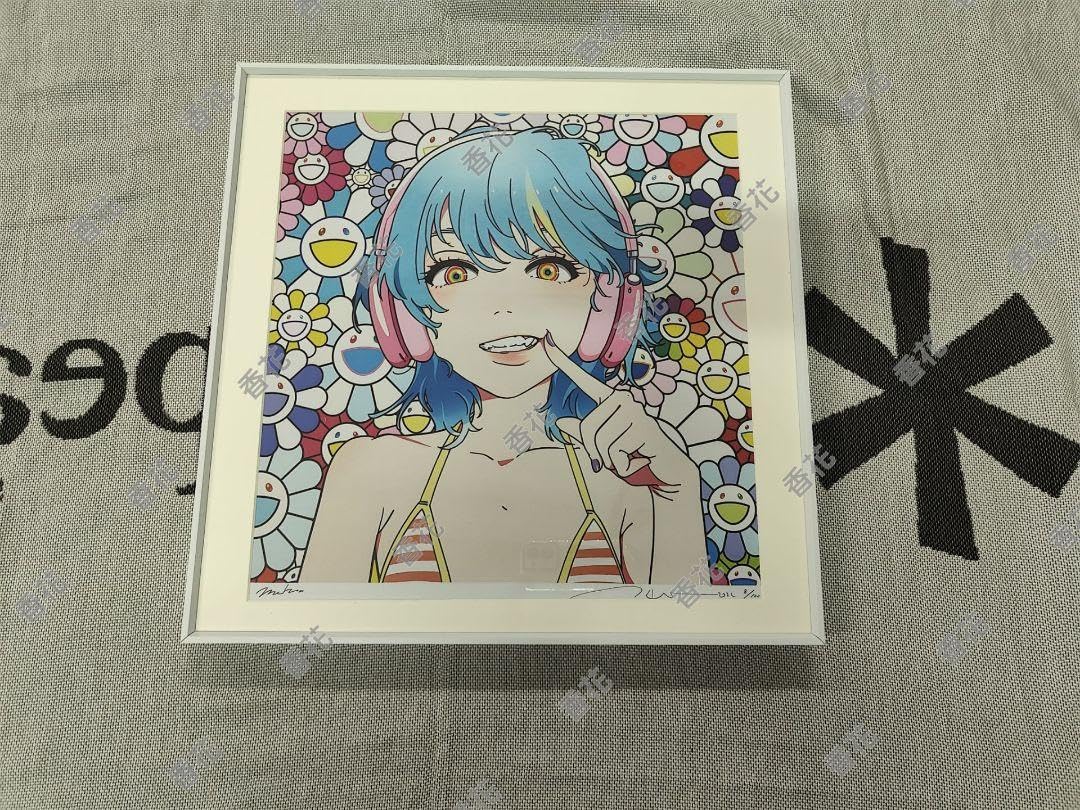 Amazon.co.jp: smile_02 w M.F 村上隆 mebae ED100 版画 : おもちゃ 