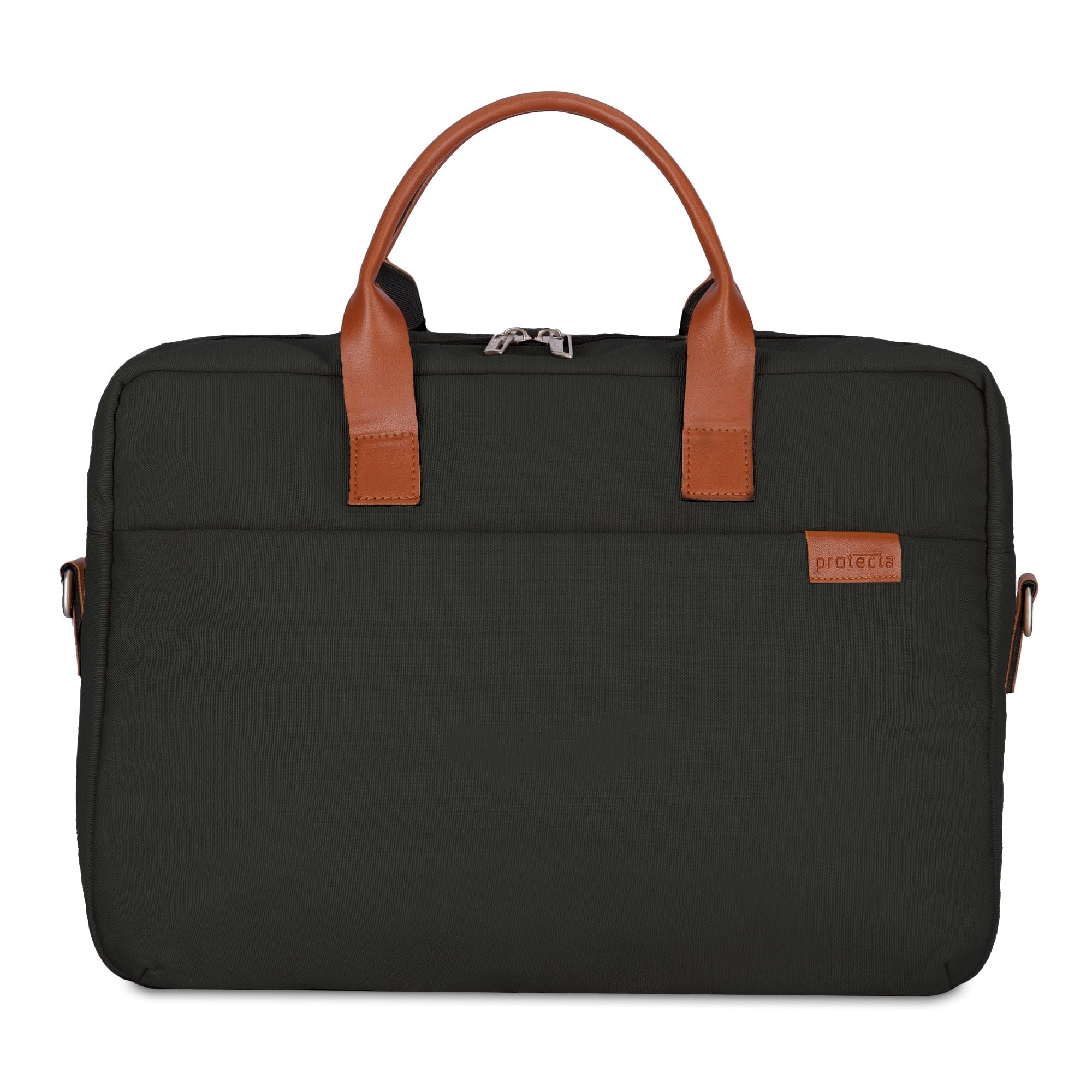 Protecta Strong Buzz Office Laptop Messenger Bag Briefcase for Men & Women Fits Laptops Uo To 15.6 Inch and MacBooks Up To 16 Inch - Ideal for Work & Office - Olive (B0CVLD3ZHH) Amazon Price History, Amazon Price Tracker