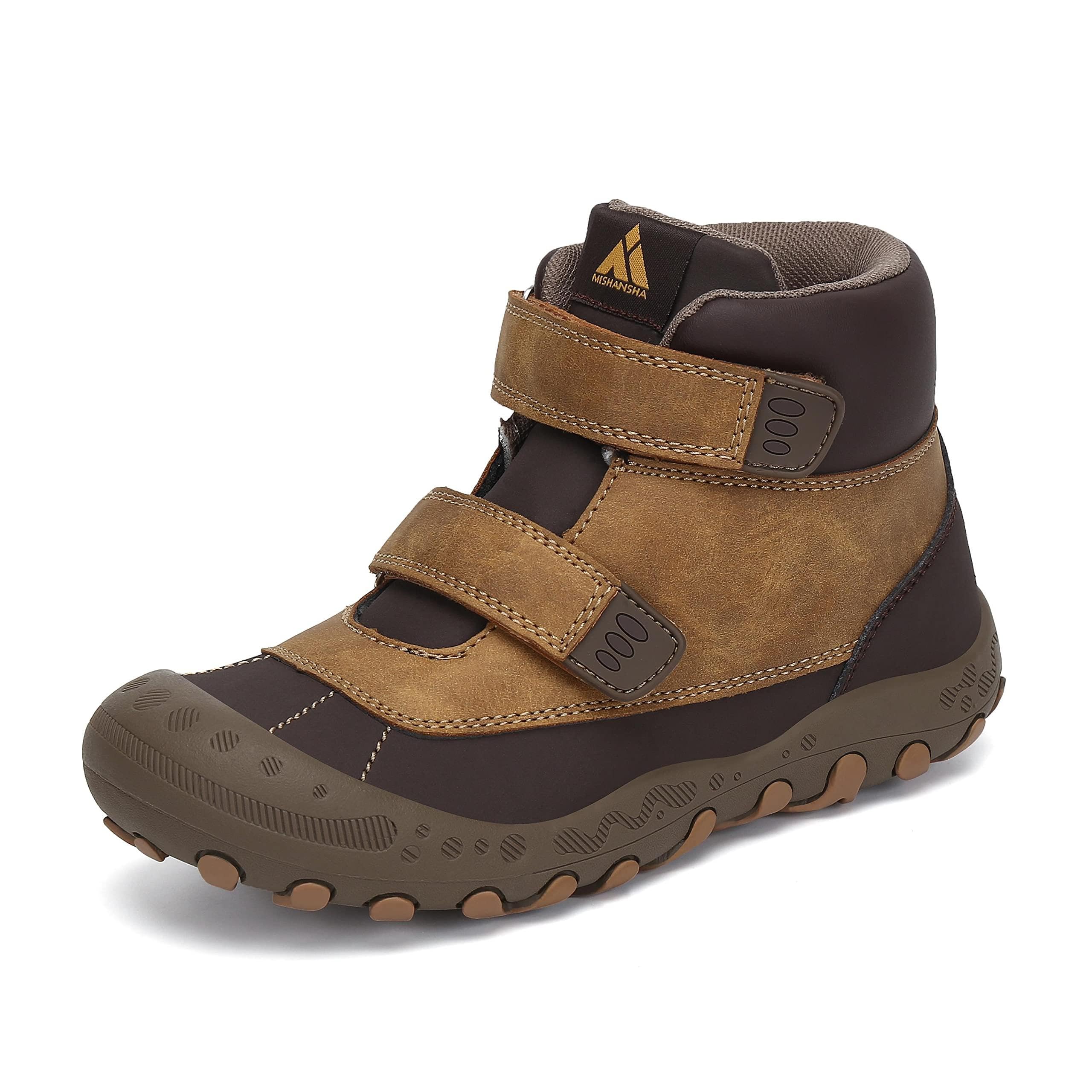 Mishansha Kinder Wanderschuhe rutschfest Leicht Trekking Wanderstiefel für Jungen Mädchen Gr.24-38