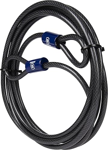 Miniatura 4 de BRINKS - Cable de bucle de acero flexible de 15 pies x 38 pulgadas - Envoltura de vinilo resistente para protección contra la corrosión