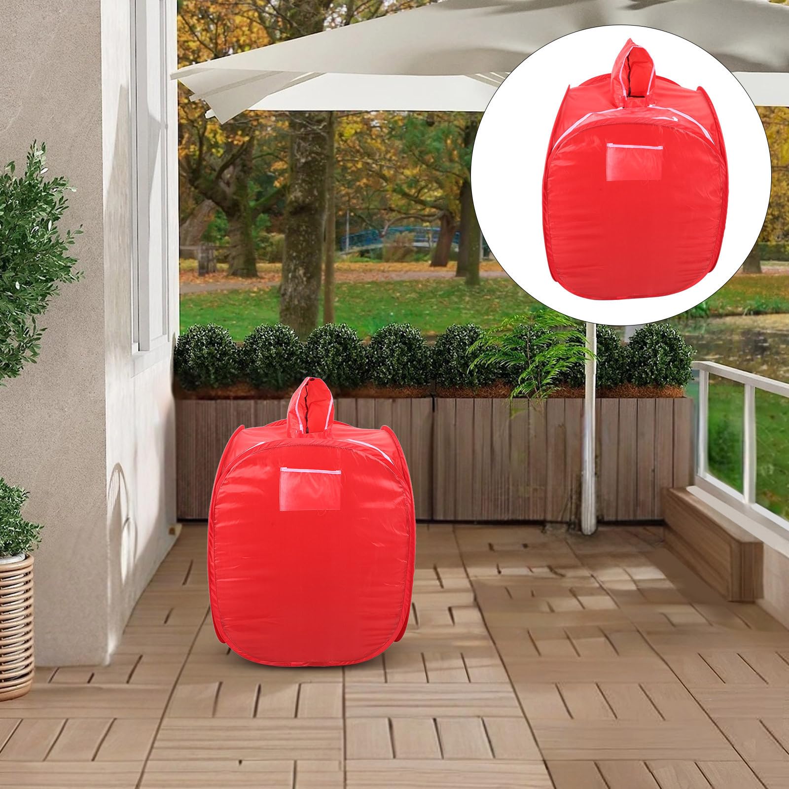 Artibetter Sauna Portátil para Interiores Hogar Persona Tela y Diseño Plegable Cómodo para Relajación y Ahorro de Espacio