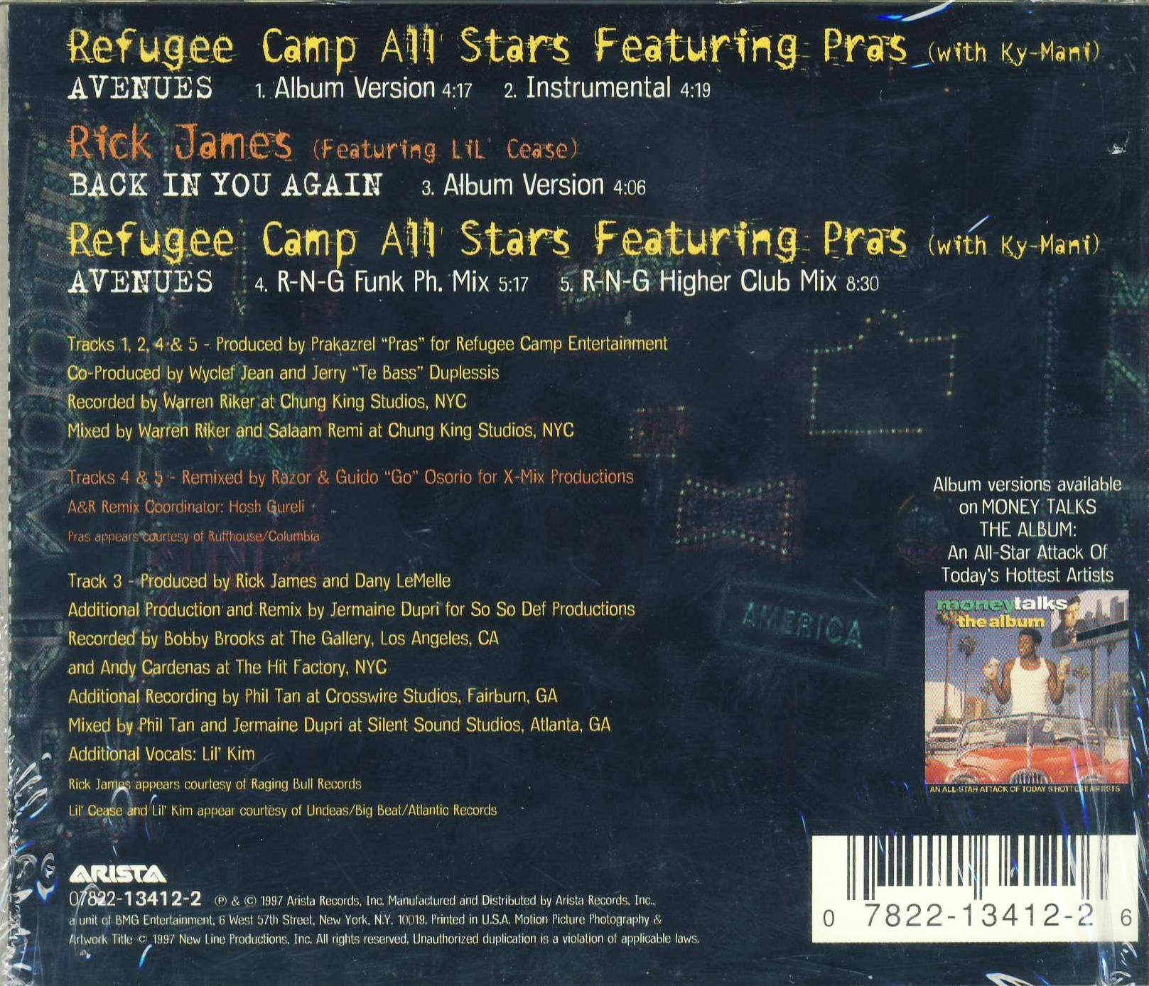 Avenues / Back in You Again [Audio CD]