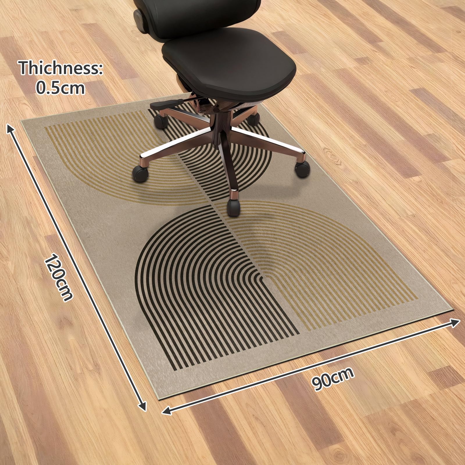 Famibay Tapis Chaise De Bureau 90 X 120 Cm Antidérapant Tapis De Bureau