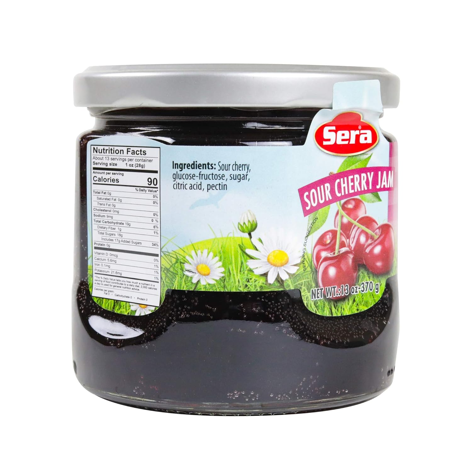 Buy Sera Cherry Jam Delicious with Goat Cheese for Charcuterie Boards!  Glass Jar 13oz Online in USA. B07JWK6Z3J