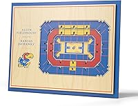 Vista 12 de YouTheFan NCAA Oklahoma Sooners - Arte de pared 3D de 5 capas con vista al estadio, Gaylord Family Oklahoma Memorial Stadium, 13.00 x 17.00 pulgadas