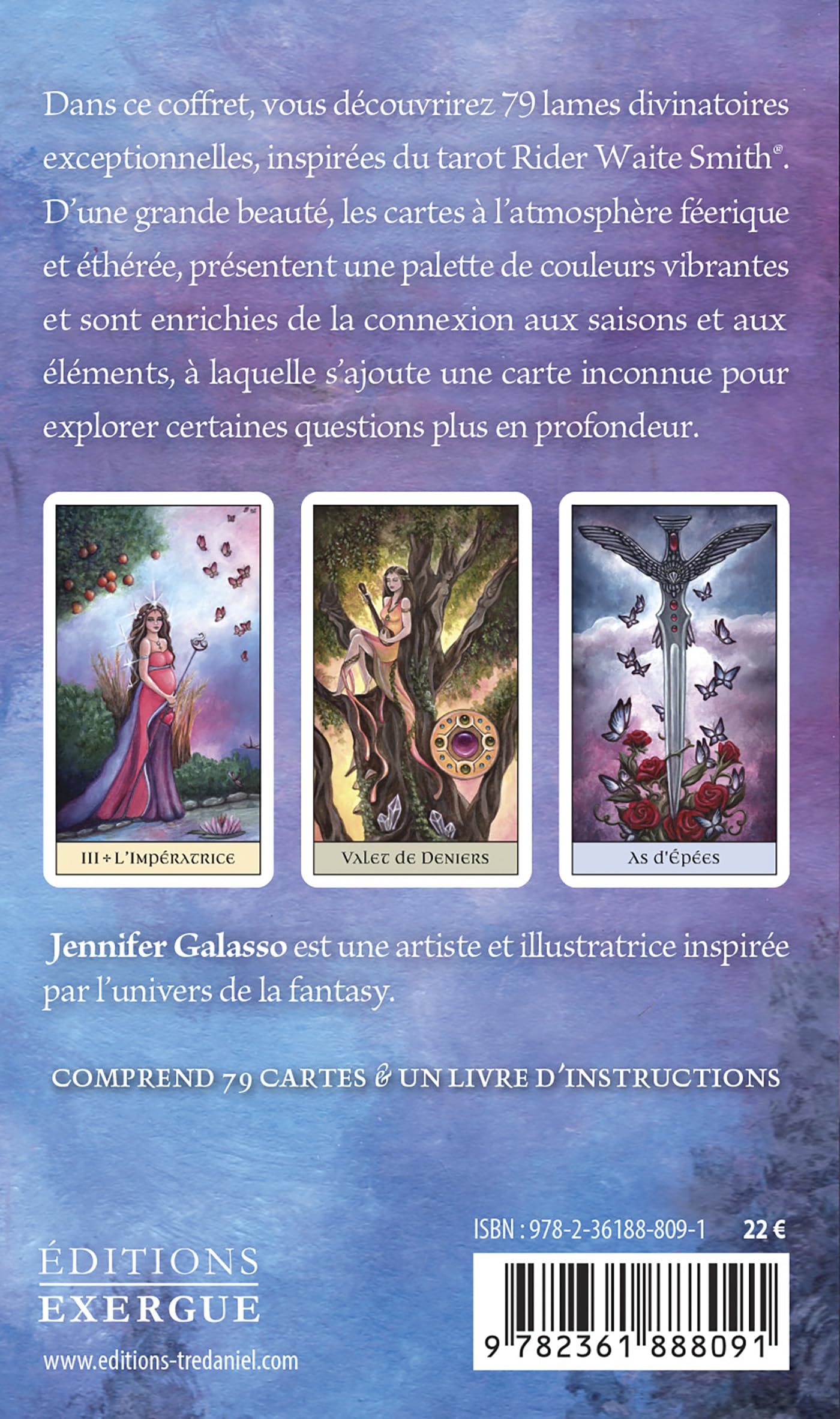 Tarot des visions cristallines: 79 cartes et un livre d'instructions