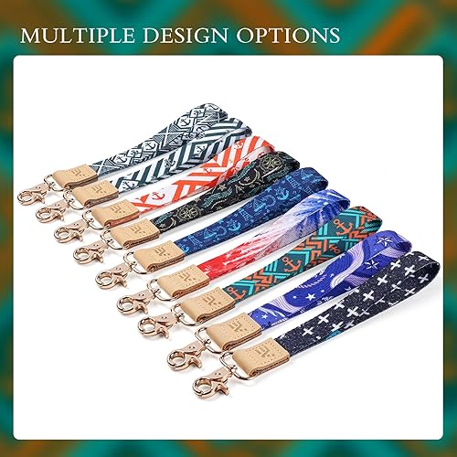 Miniatura 6 de Ecovision - Llavero con correa para llaves, llaveros de pulsera con 2 argollas para llaves para mujer