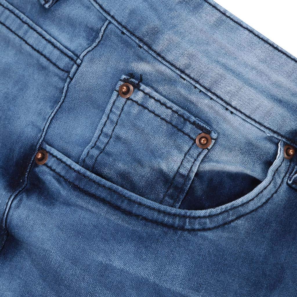 Jeans Herren hoch Schlaghosen ausgestellt Jeanshose Schlaghose mit großem Schlag Used Dunkelblaue ausgestellte Jeanshose Hose mit weitem Bein hip hop Felsen Hose