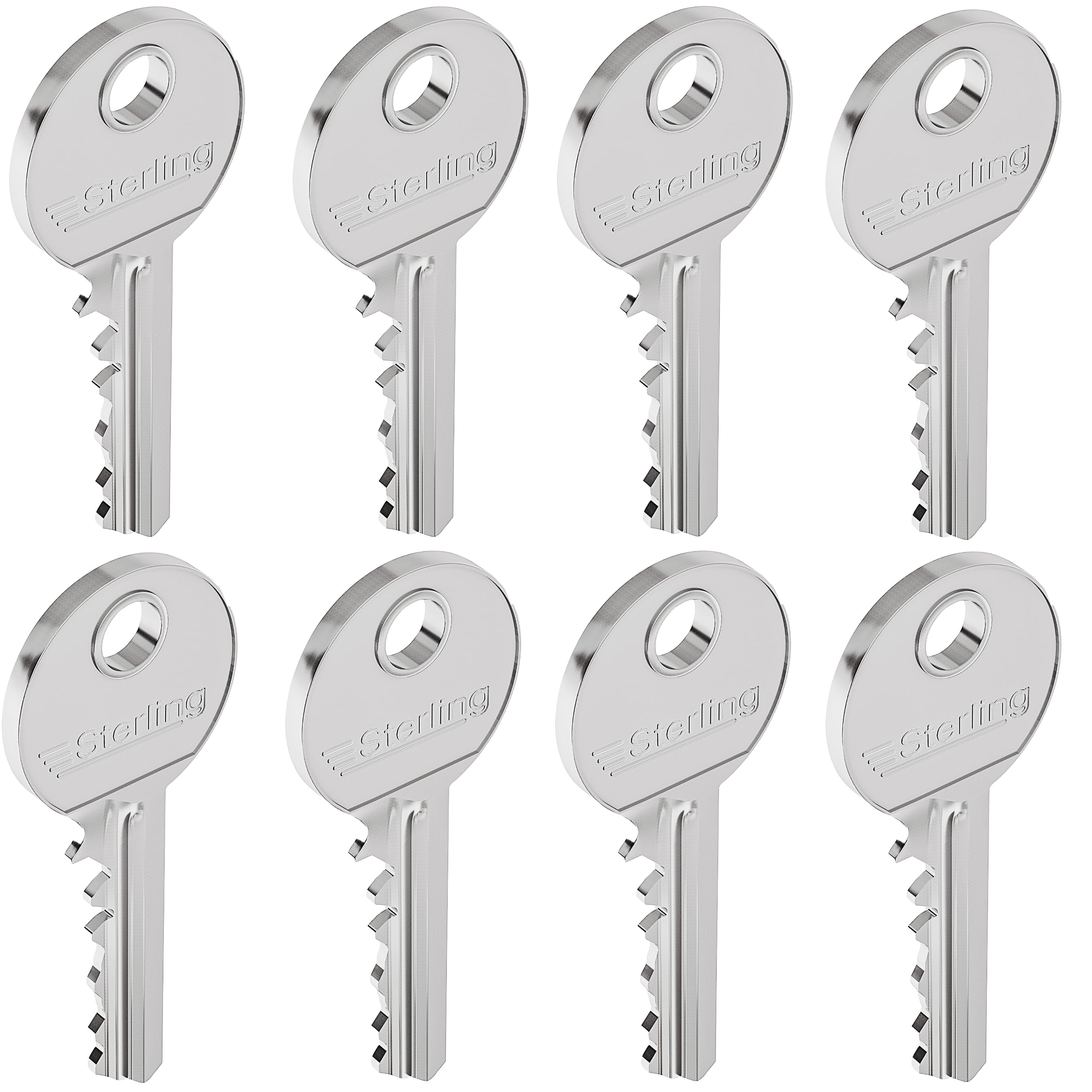 Door Minder BS1 TS007 1 Star Police Approved Keyed Alike Euro Door Cylinder (Additional Keys, Eight)