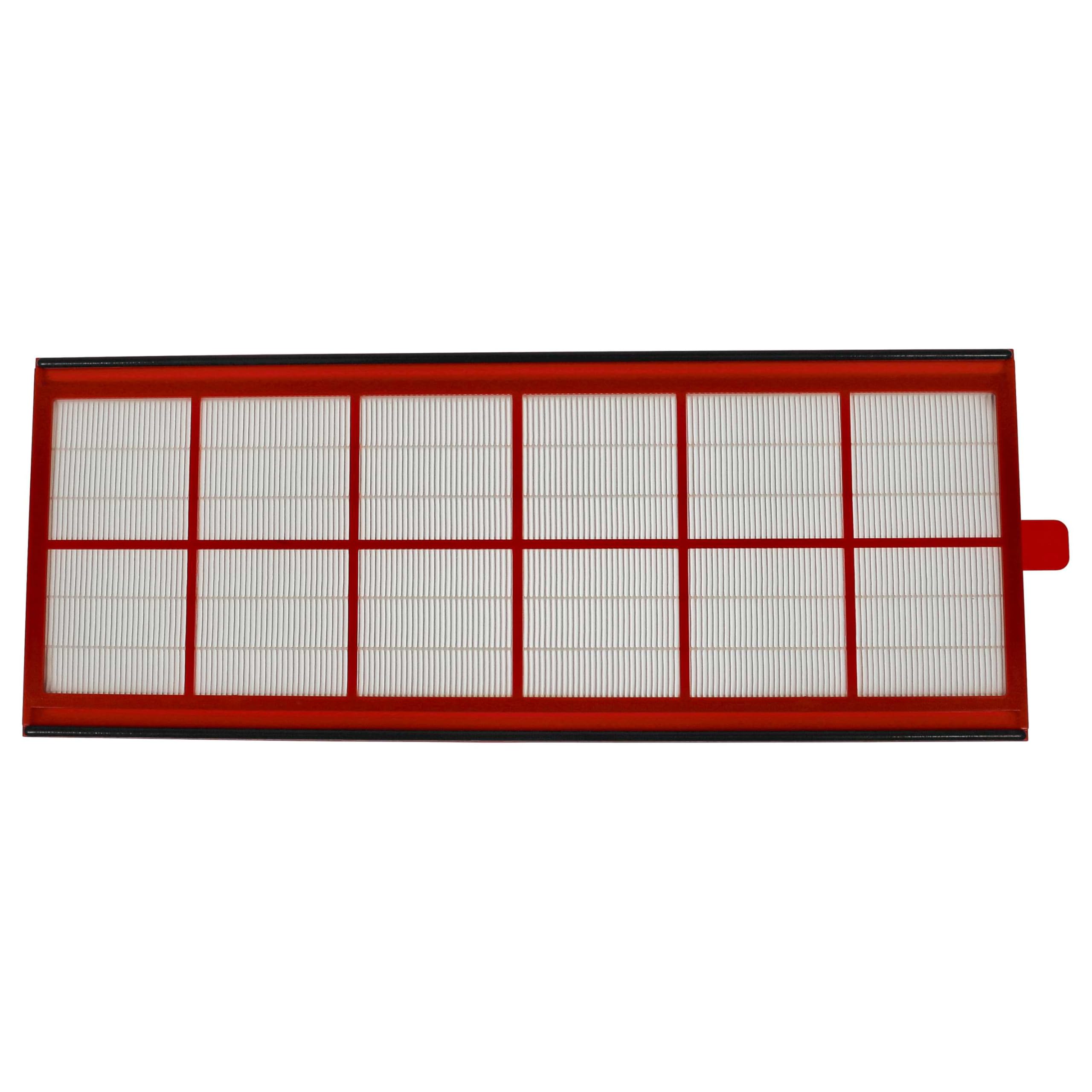 Zestaw filtrów powietrza vhbw kompatybilny z urządzeniami wentylacyjnymi Zehnder ComfoAir 350, 550 - G4 / F7 2-częściowy zestaw, 50 x 17 x 1 cm, czerwony, czarny, biały