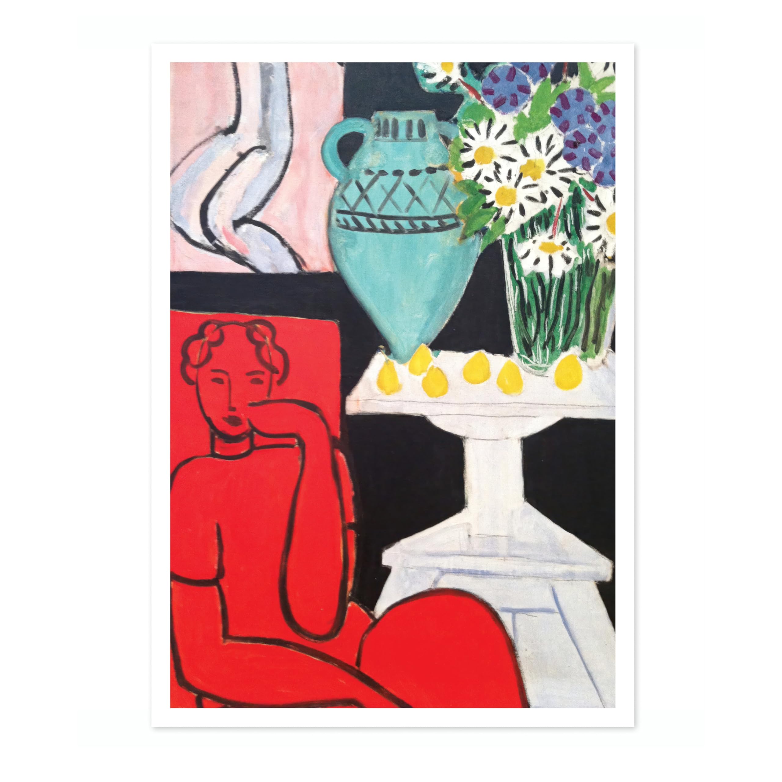The Daisies Henri Matisse Poster. Classic Art Painting Print, Art Exhibition Neutral Wall Art, Modern Minimalist Home Decor Picture, Archival Matte, A3 (Print Only) - 42x29.7cm — image 1