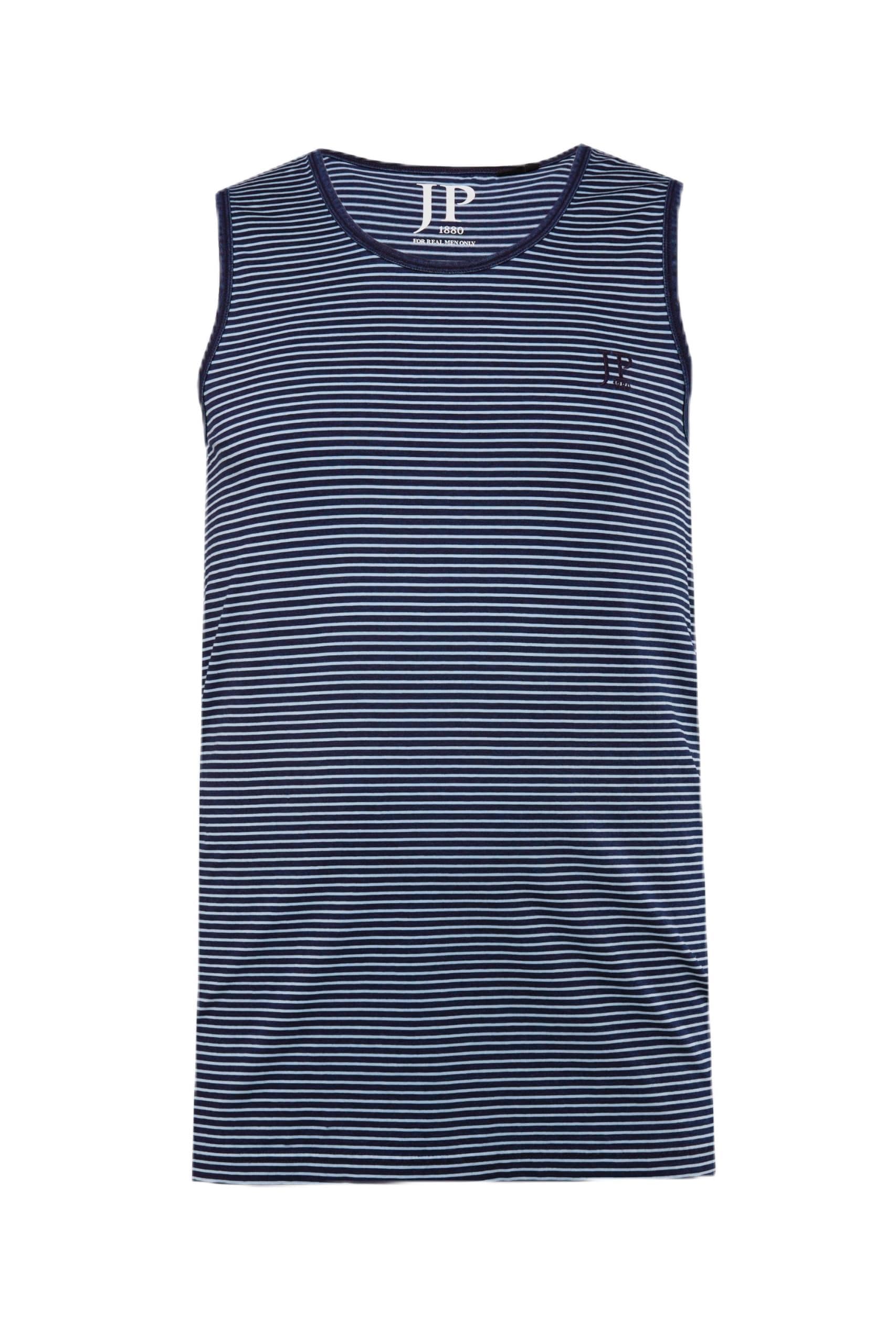 JP 1880 Herren große Größen Übergrößen Menswear L-8XL Tanktop, Ringel, schmale Träger 828615