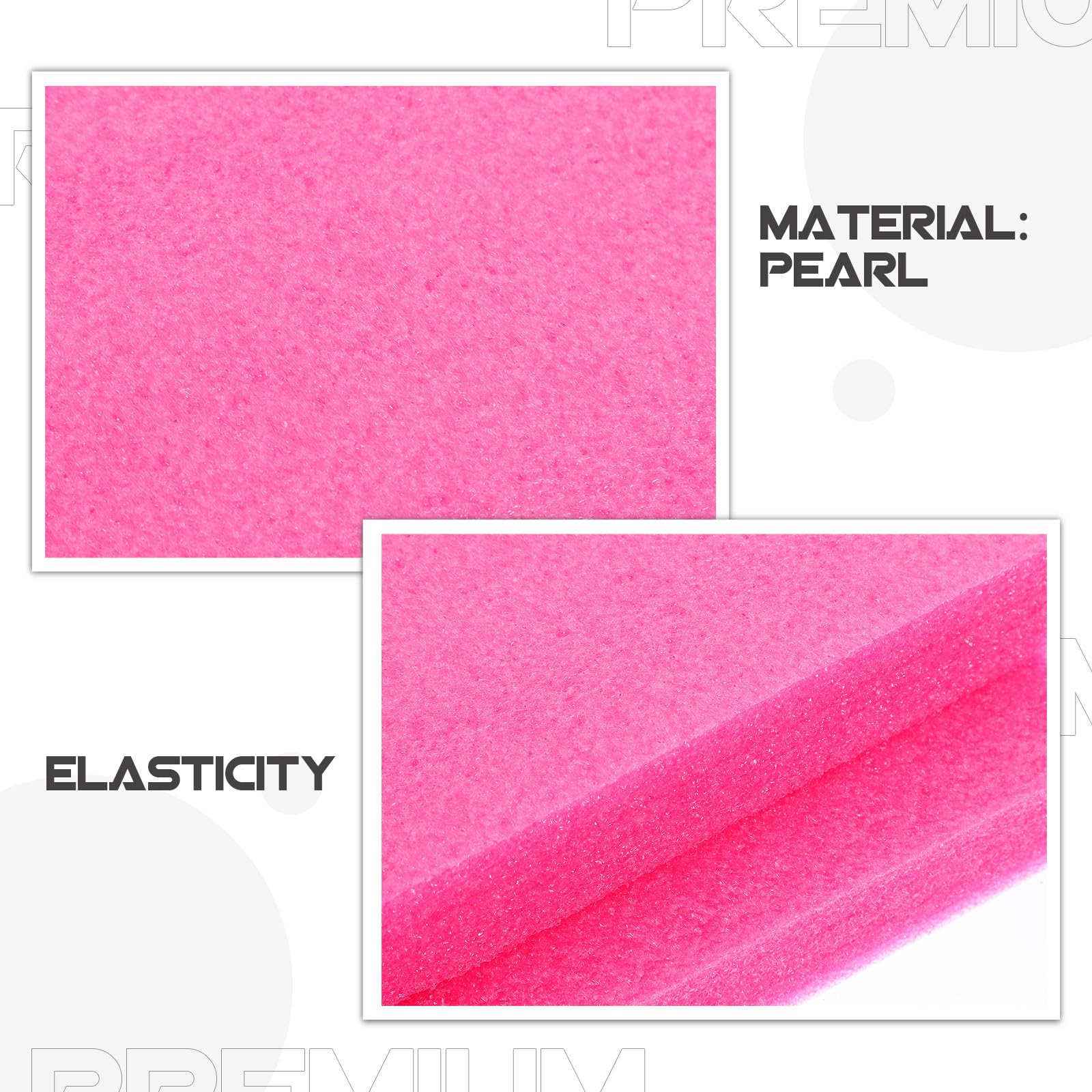 Healeved 2 Pièces Feuilles de Mousse en Coton Perlé pour Emballage Rembourrage Doux et Résistance la Déchirure, pour Protection D'objets et Projets Artisanaux