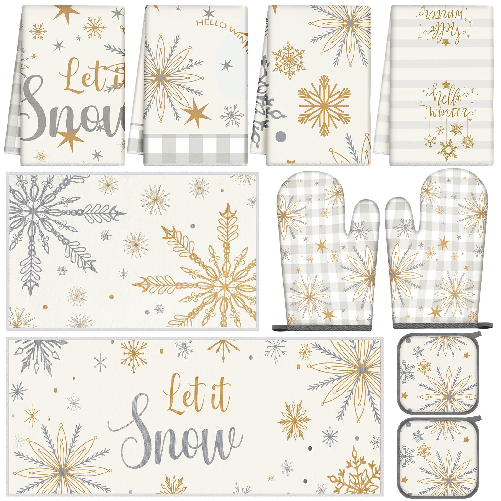 Fall Pumpkin Kitchen Decor Set - Nuanchu -15