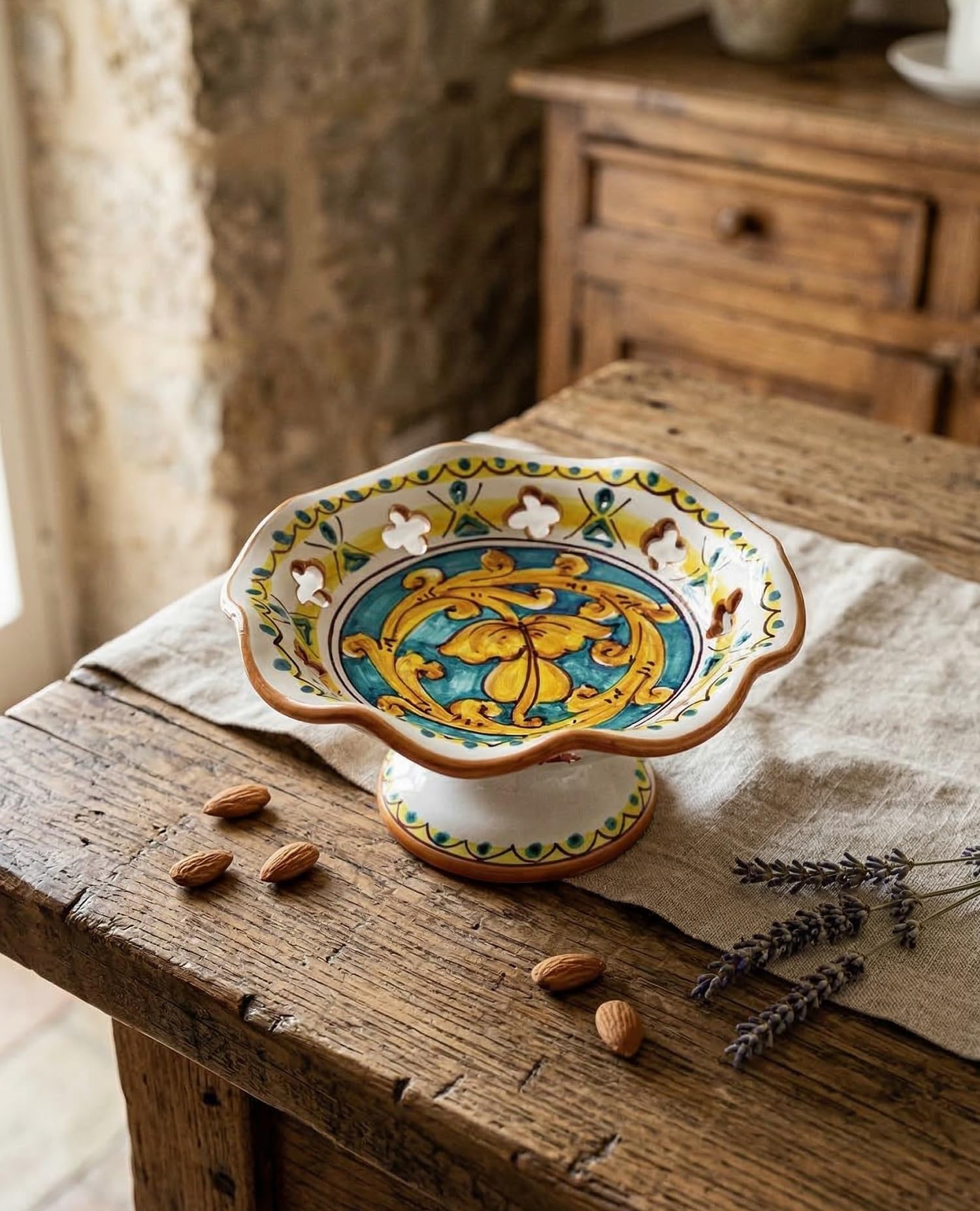 Centre de table en céramique fait main ILAB cadeau idéal