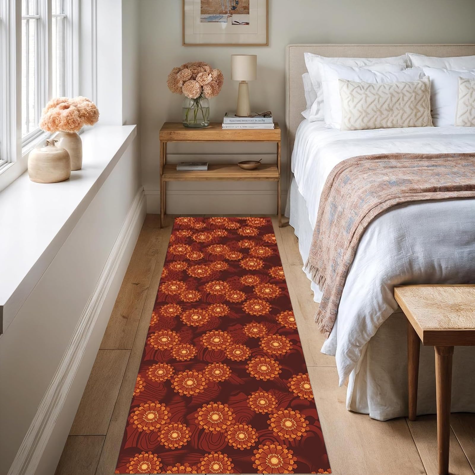 Tapis de couloir moderne et doux pour une entrée accueillante