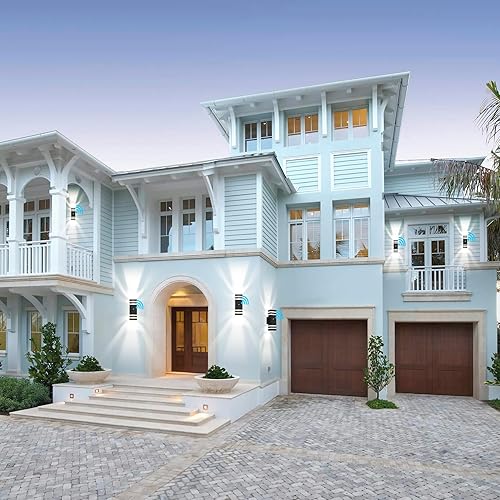 Miniatura 9 de FAISHILAN Luces de pared para exteriores, luces de exterior para casa, lámpara al aire libre, luces de pared para porche, luces de casa al aire