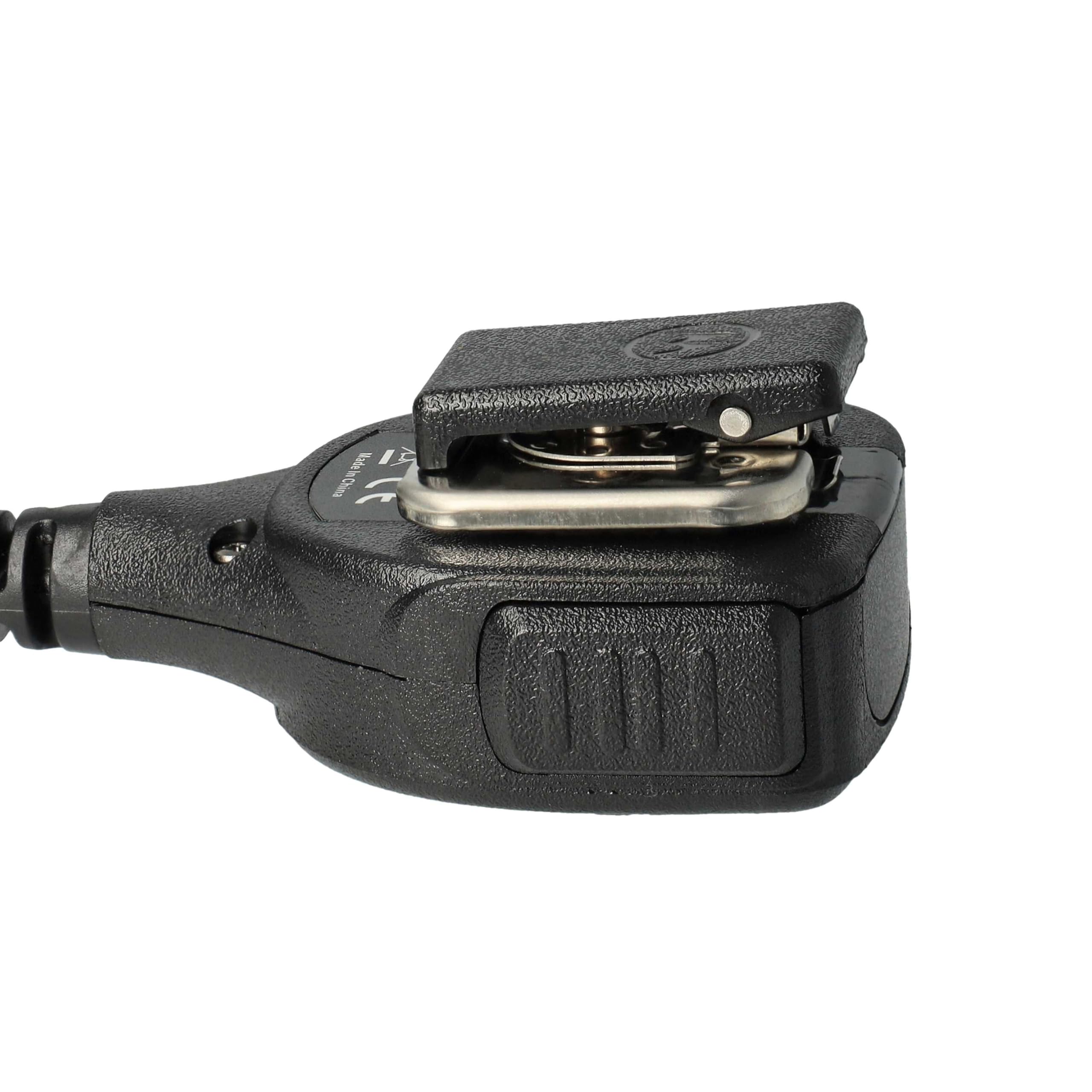 vhbw Microphone Haut-Parleur Compatible avec Motorola GP338, GP339, GP328, GP329, GP340, GP360, GP1280, GP140, GP320, GP640, GP380 Radio