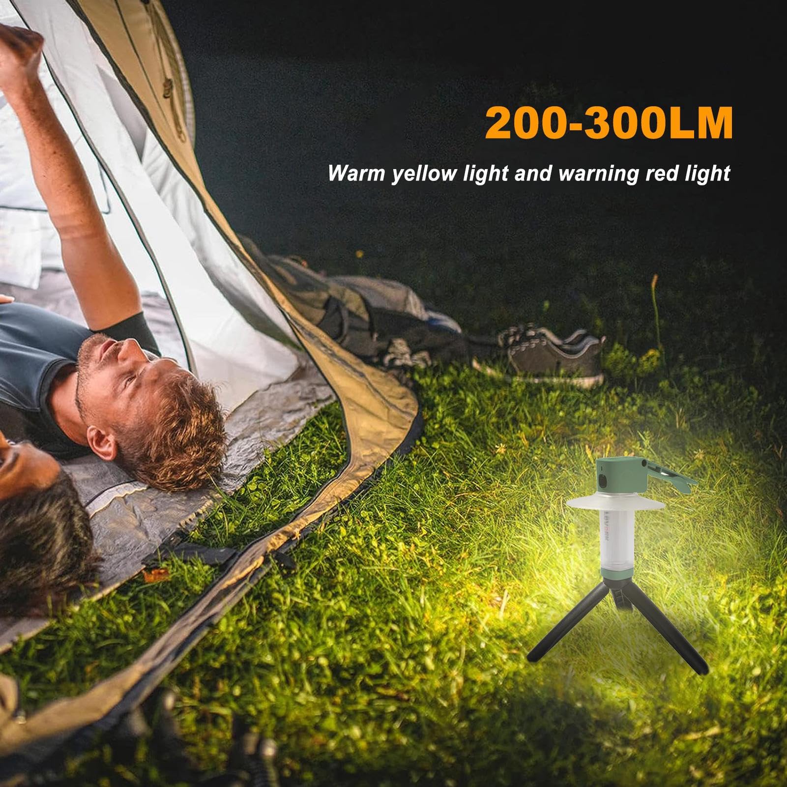 Linternas de Camping Recargables Lámpara LED Magnética Ajustable 180° con 6