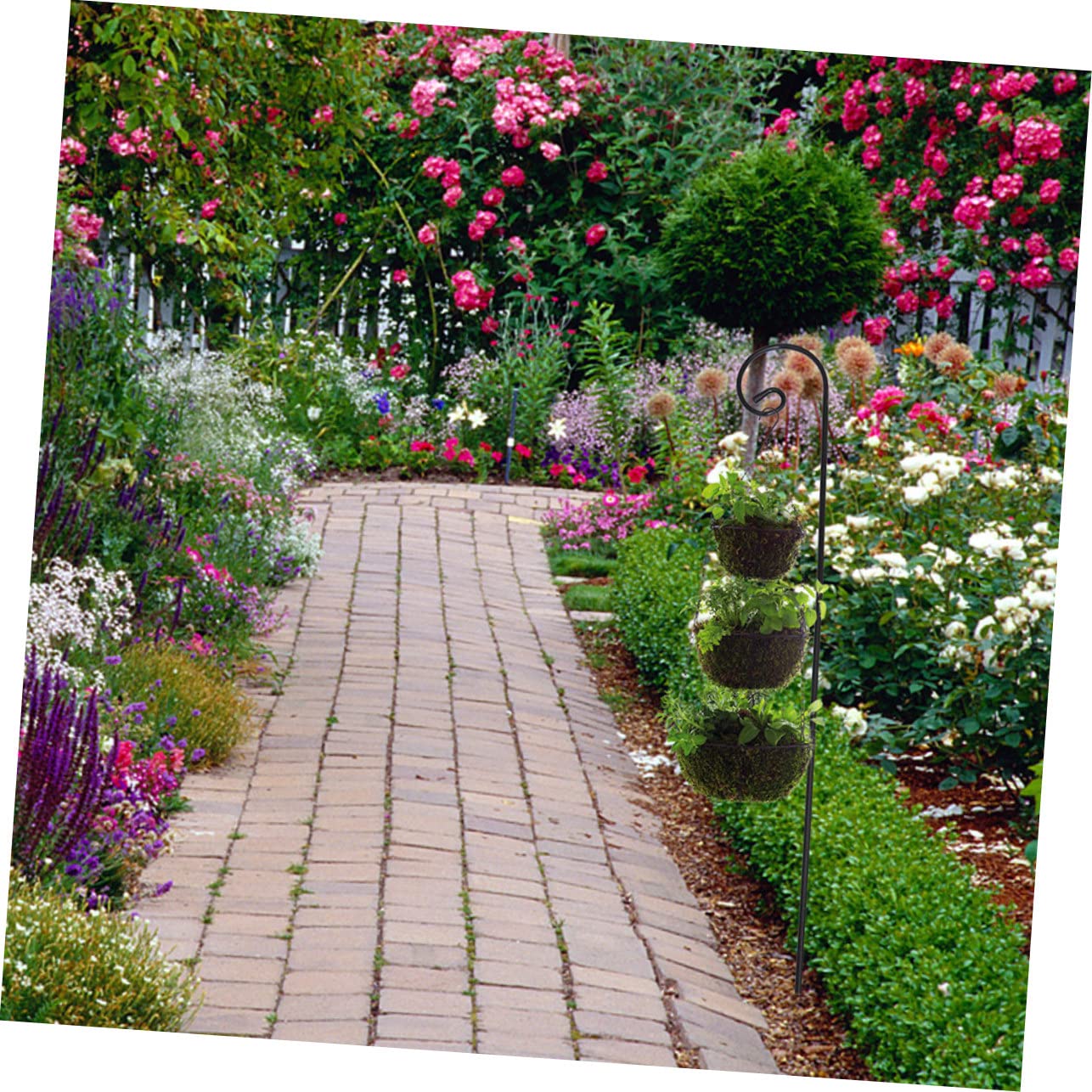Toddmomy 3er Set Schäferhaken Für Den Garten 120cm Und Rostfrei Ideal Für Vogelfutterstationen Und Laternen Schwarze Farbe Perfekter Garten Zubehör Haken