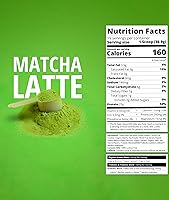 Vista 3 de Boba Tea Protein Matcha Latte Polvo aislado de proteína de suero alimentado con pasto de 0.88 oz Bebida de proteína de té de burbujas sin gluten