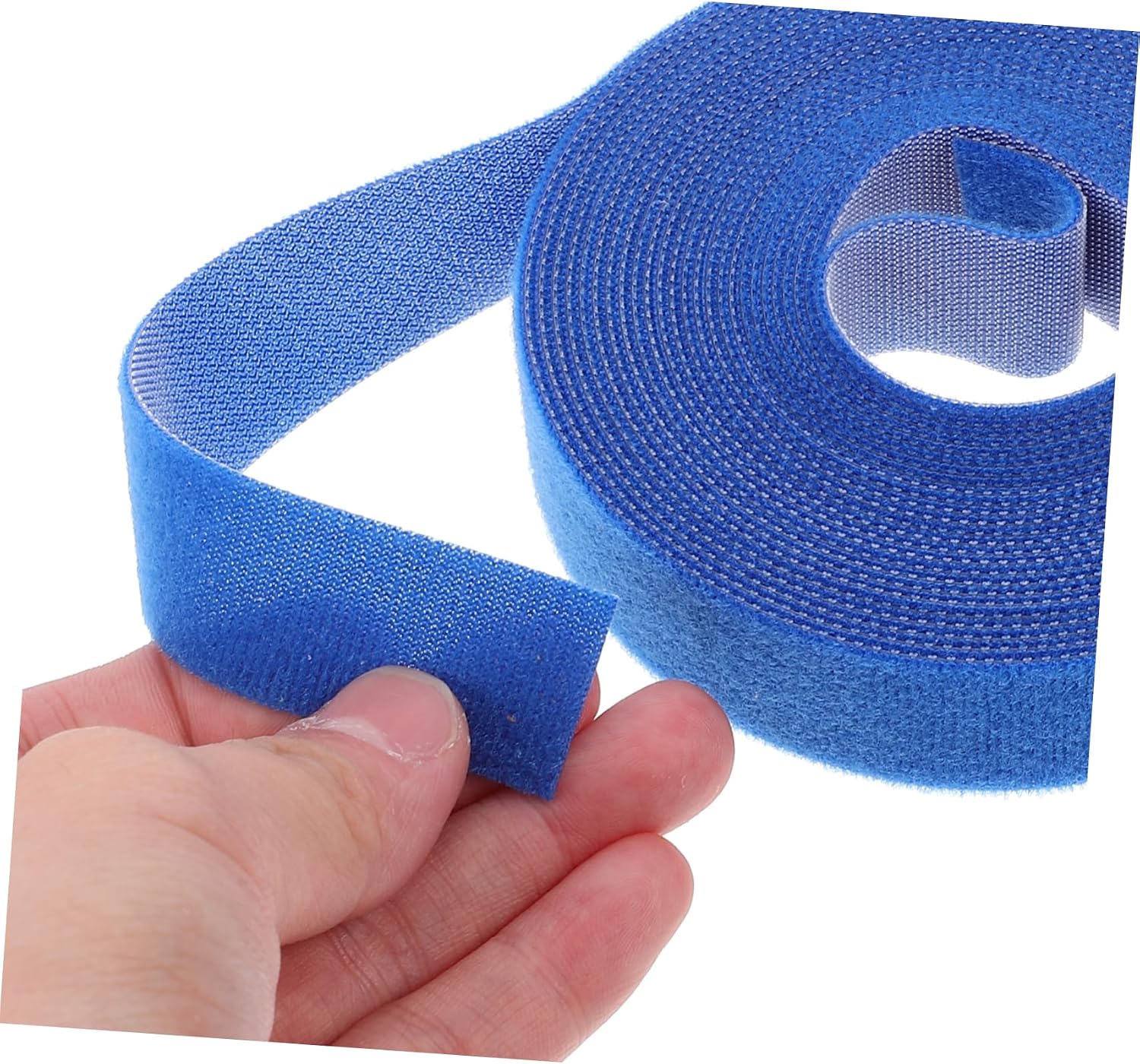OUNONA 5rolls Hook and Cable Strap Wire Management Tie for Organization Secure and Fastening for Cables and Wires