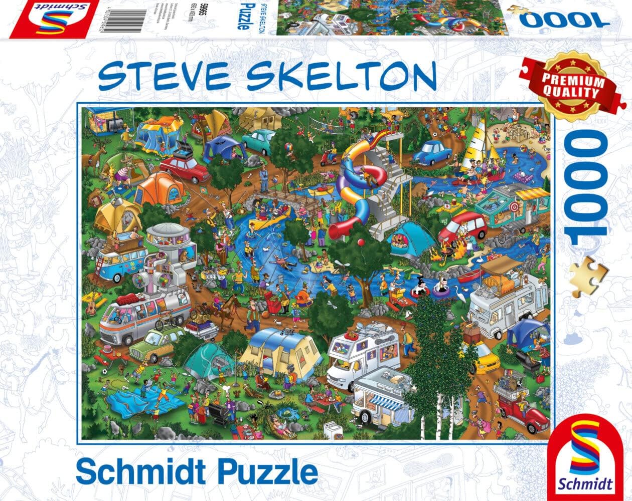 Schmidt Spiele Steve Skelton 59965 Jigsaw Puzzle 1000 Pieces