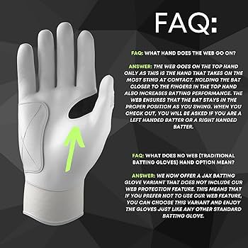 バット Vocal Jacky JAX Batting Gloves Model One - Baseball & Softball Batting