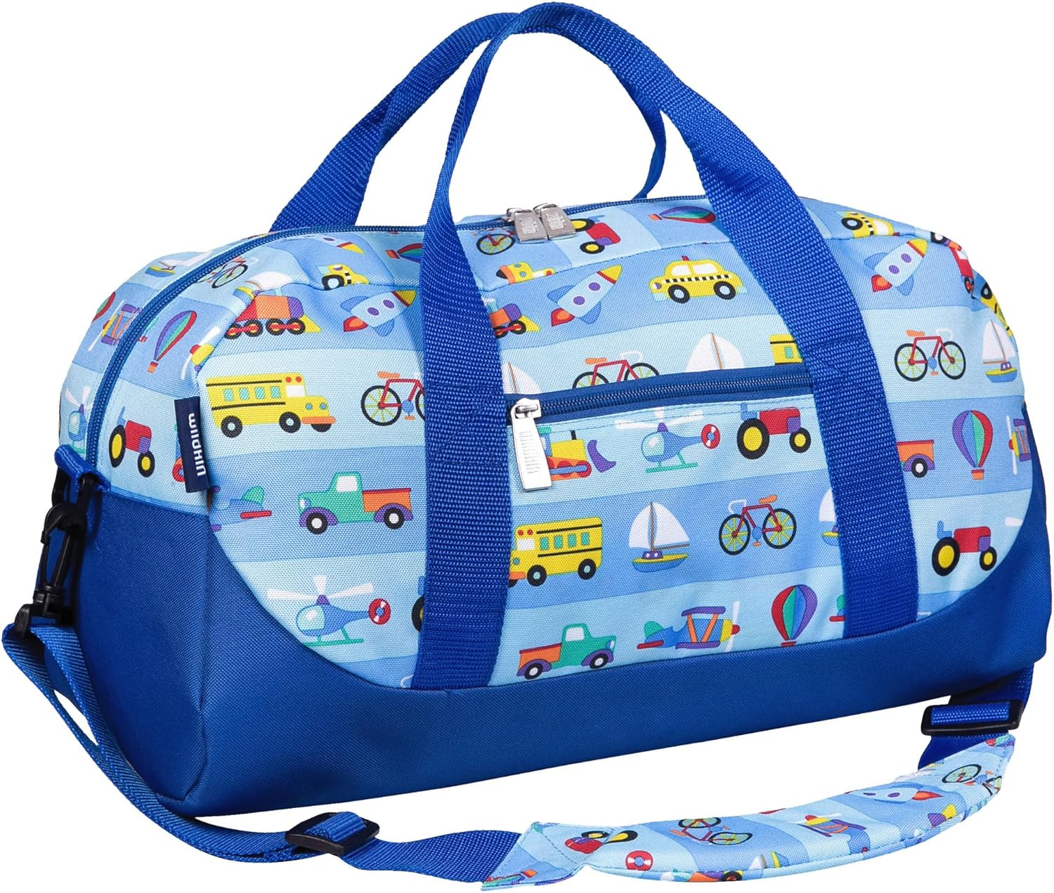 Wildkin Kids Overnighter Duffel Bag – Carry-On Size, Ideal for School & Sleepovers – On The Go