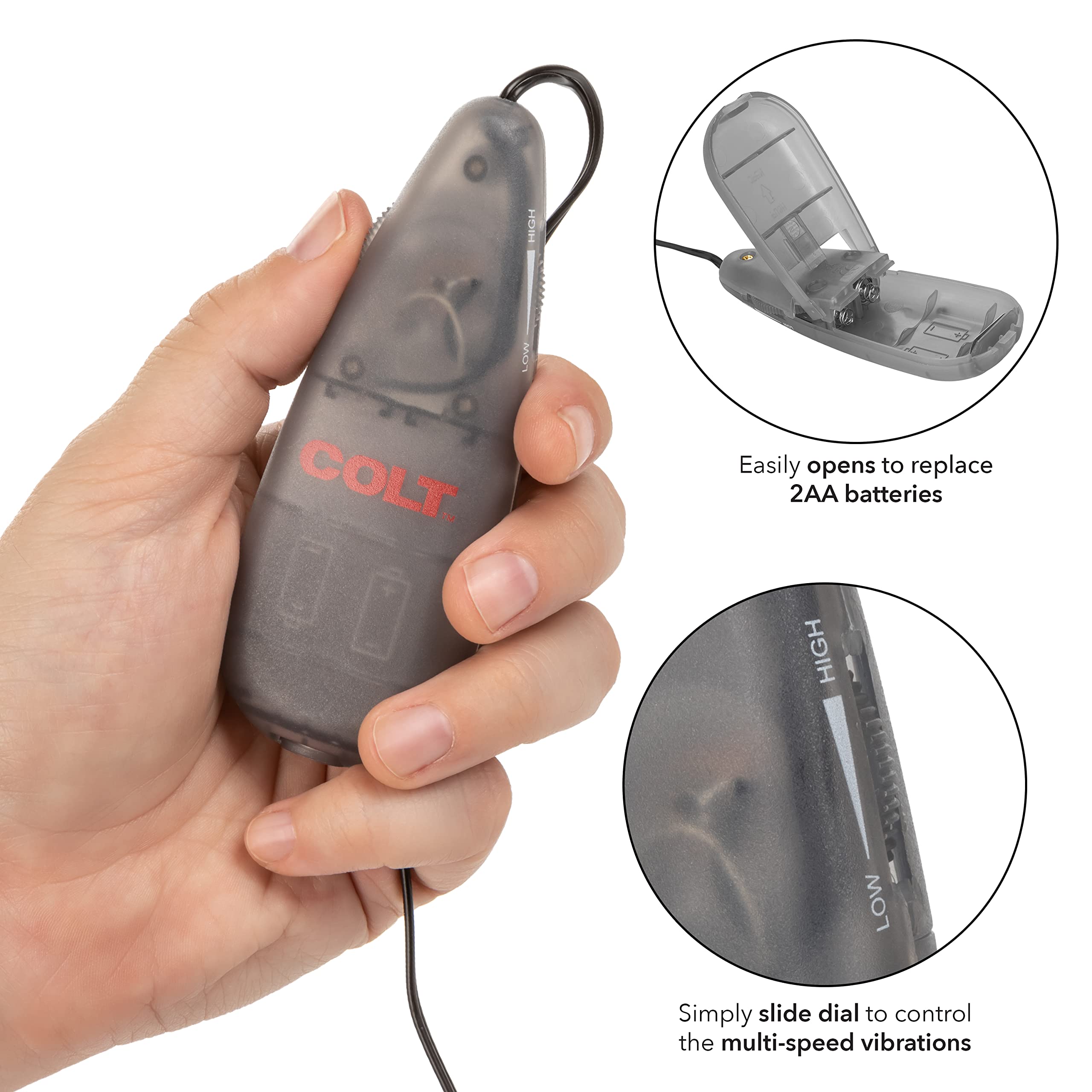 Amazon.com: CalExotics COLT Power Bullet Vibrator, Multi-Speed Vibrating  Massager Adult Sex Toy for Men and Women SE-6890-10-2 : Health & Household
