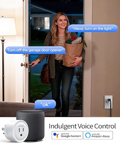 Miniatura 3 de Enchufe inteligente, toma inteligente WiFi funciona con Alexa y Google Assistant, enchufe WiFi Bluetooth con temporizador y control remoto por