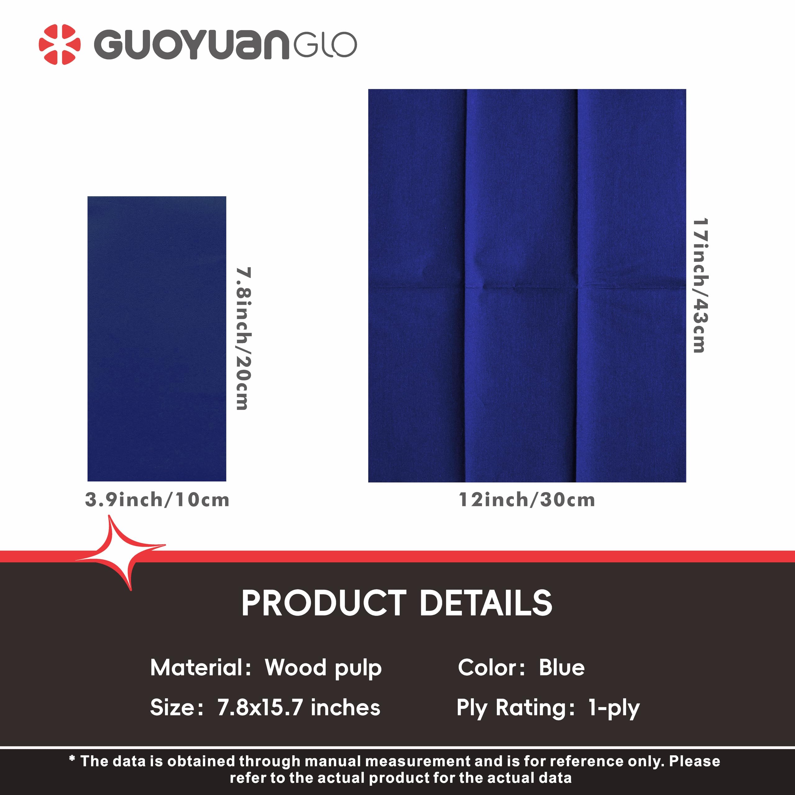 Servilletas de papel desechables con tacto de lino, toallas de mano para baño, fiesta, bodas y eventos, 12 x 17 pulgadas, paquete de 100 unidades