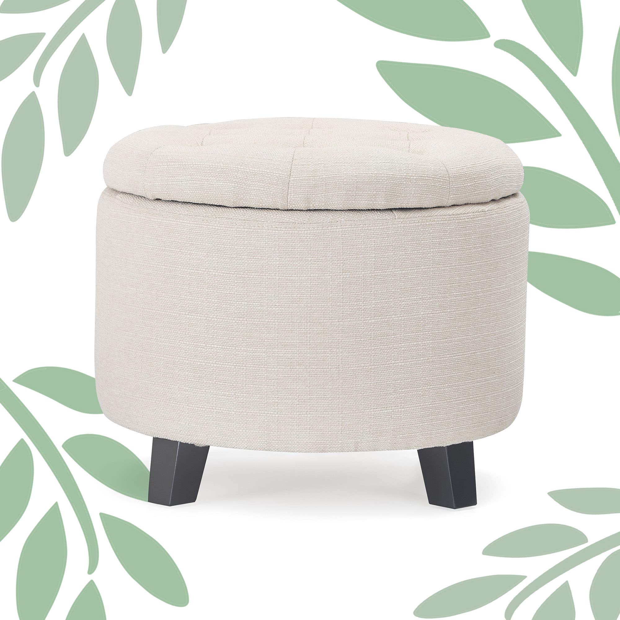 Photo 1 of *READ NOTES* *LID ONLY*Finch Bennett Storage Ottoman, Ivory