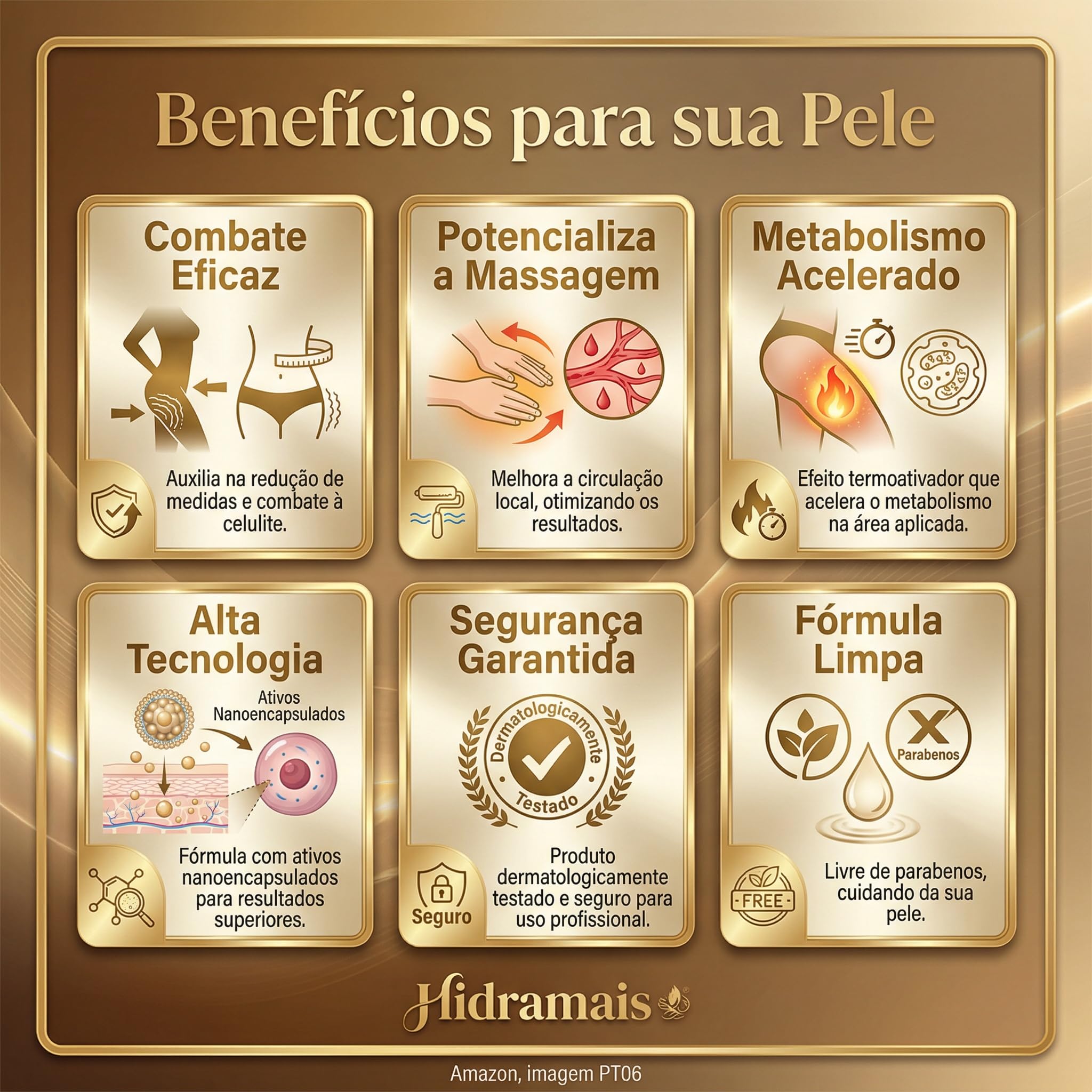 Hidramais Creme Deo Mass Pimenta Nanocaffein 1Kg : Amazon.com.br