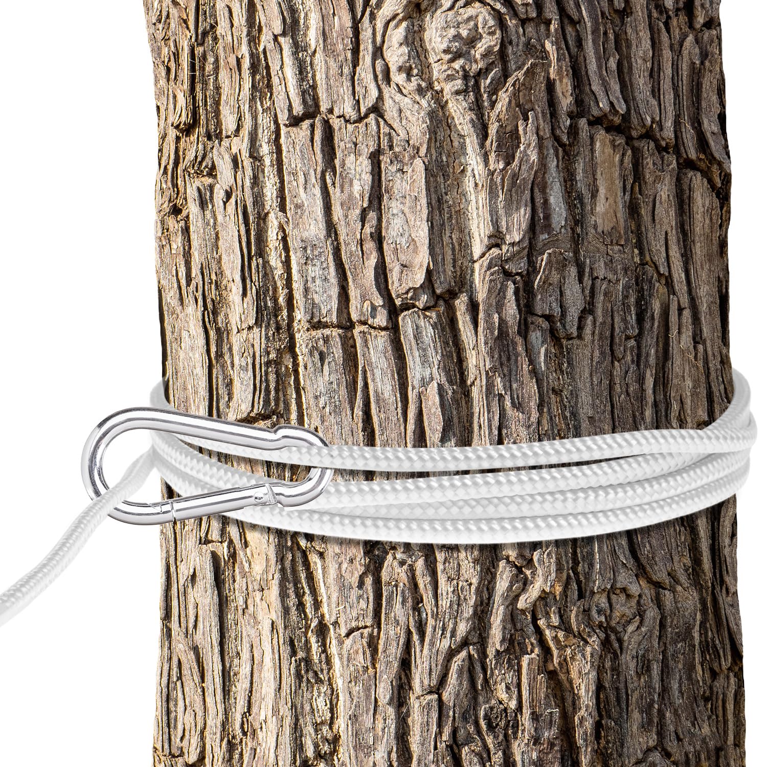 QWORK® Paracord da Corda Nylon - 4mm x 20m - Multiuso per Attività All'aperto