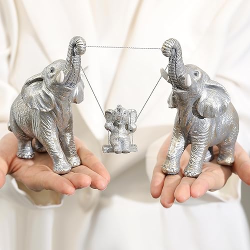 Miniatura 3 de Figura decorativa de elefante para mamá, regalos que trae buena suerte, elefantes, decoración para el hogar, oficina, estantería, soporte de TV,