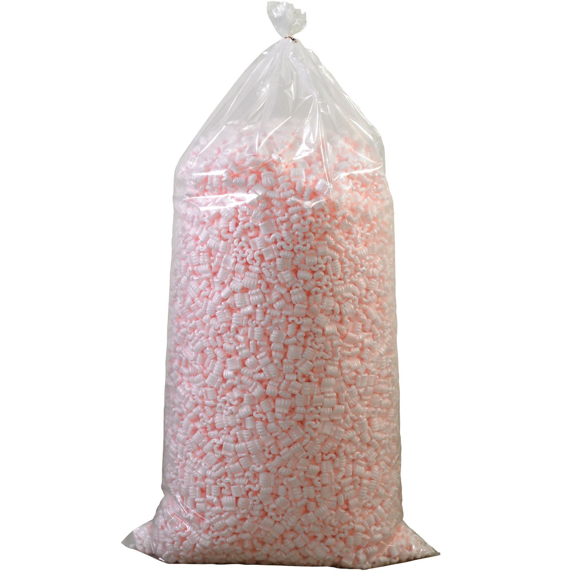 BOX USA B7NUTSAS Anti-Static Loose Fill Packing Peanuts, 7 Cubic Feet, Pink