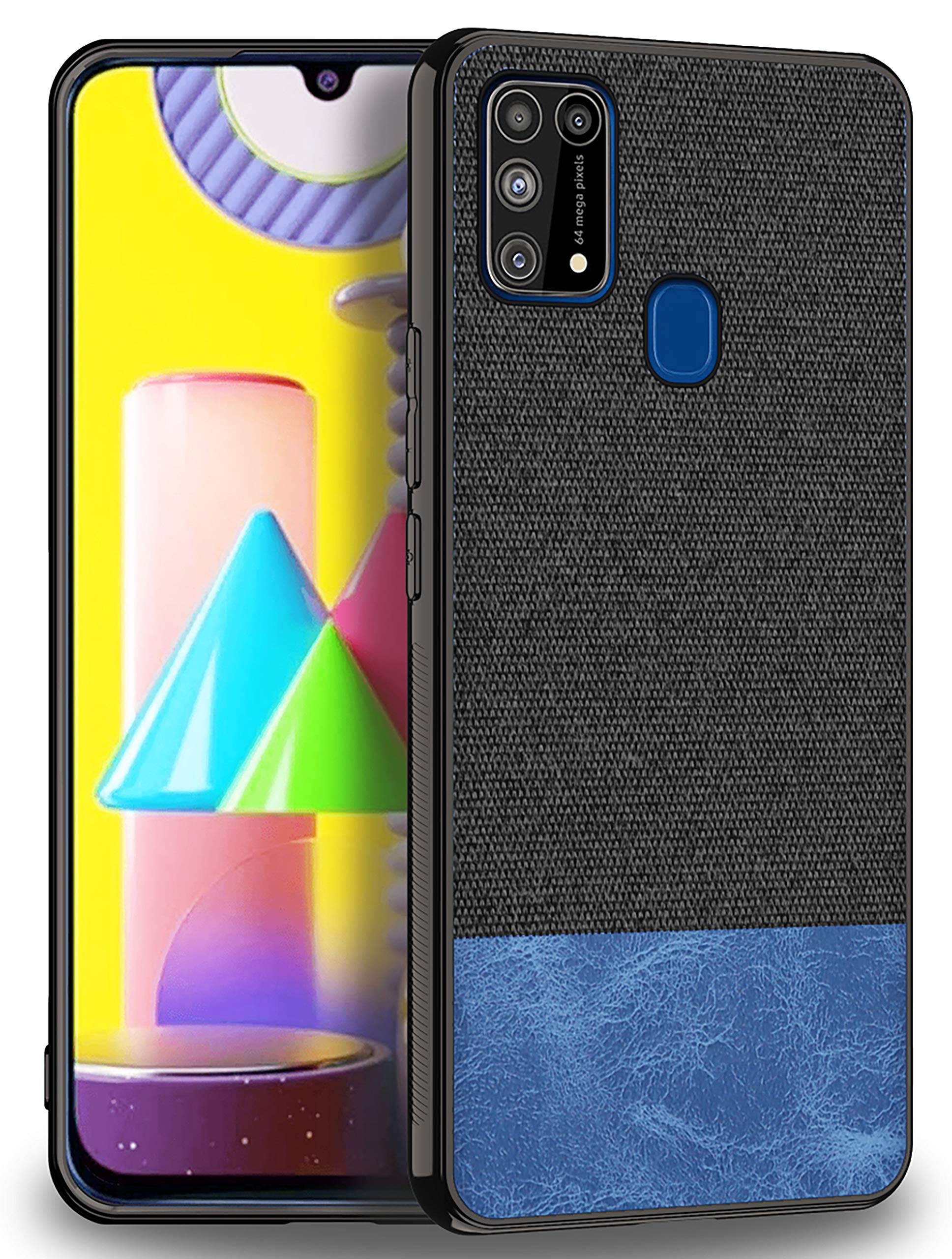 KAPA Polycarbonate Soft Fabric Hybrid Protective Back Cover Case For Samsung Galaxy M31 (Black) (B08GCS1K6Y) Amazon Price History, Amazon Price Tracker