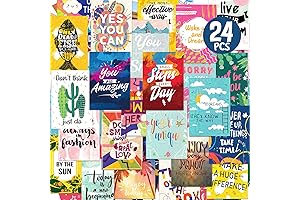 24-Pack Holographic Cards of Encouragement for Every Occasion