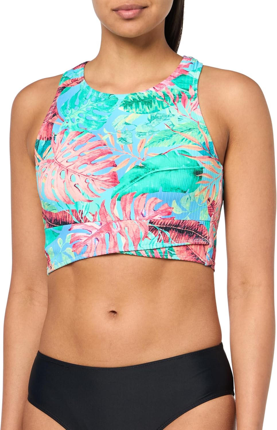 Next by Athena Womens Coconut Bay Hi Neck Bra Large Multi