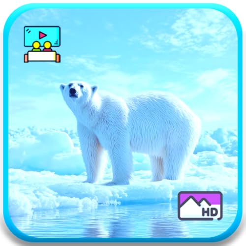Harmonizing Human Health With Oceanic Symphony 3 Polar Bear Arctic Therapy: Peaceful Ice Wildlife for Stress Relief & Sleep