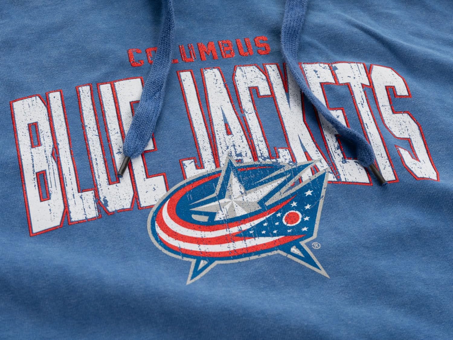 Calhoun NHL Unisex Acid Wash Pullover Hoodie – Vintage Fleece Fan Sweatshirt