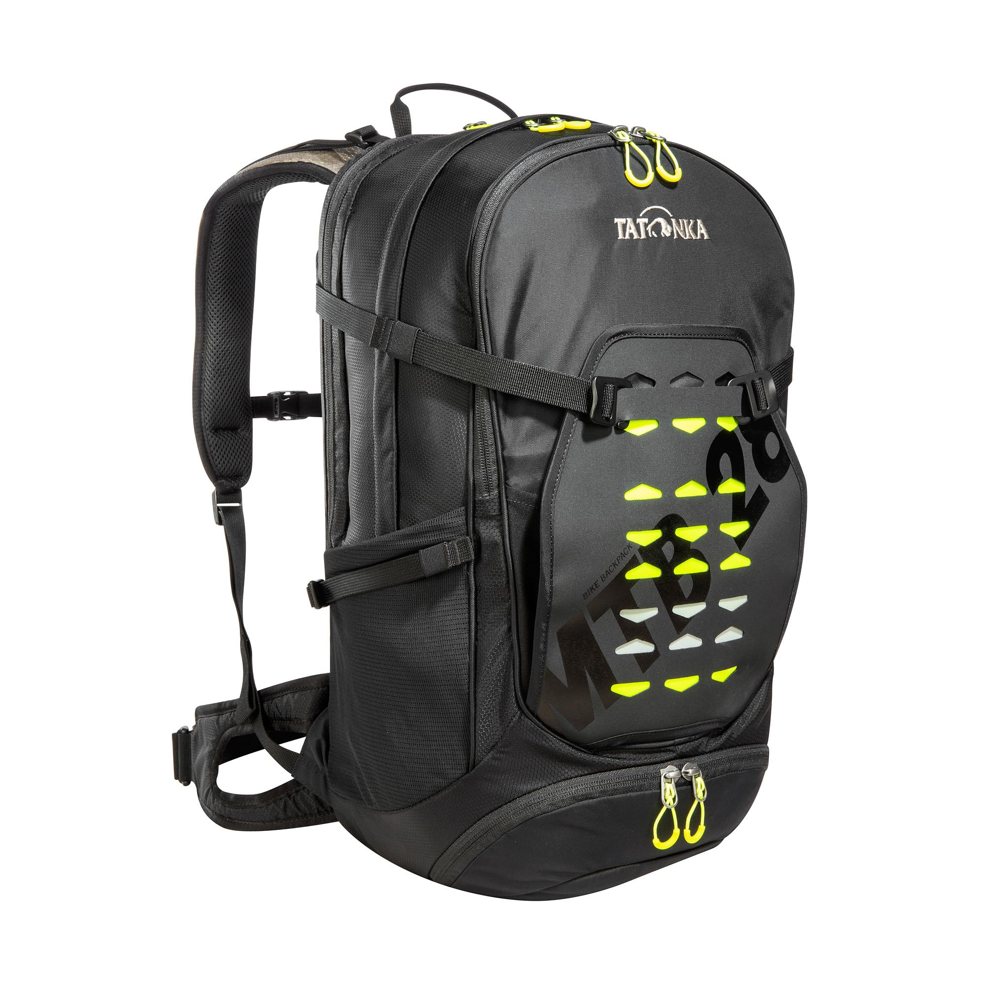 Tatonka Bicycle Backpack MTB 28 L Large Backpack with Back Ventilation, Rain Cover and Helmet Compartment