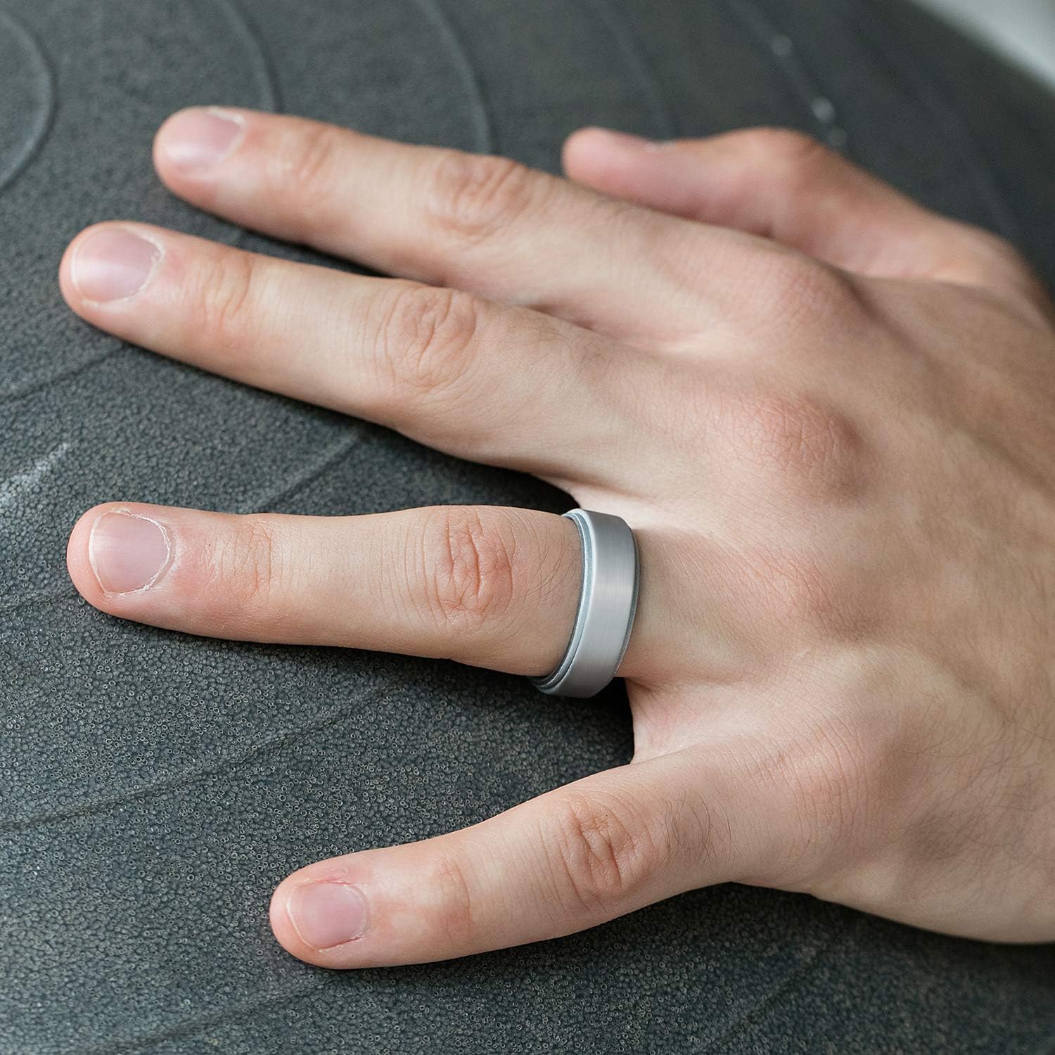 4 Pack - Silicone Ring for Men - Step Edge Style - Image 7